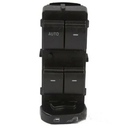 Black Ford electric window regulator switch with part number BT4Z-14529-AA.