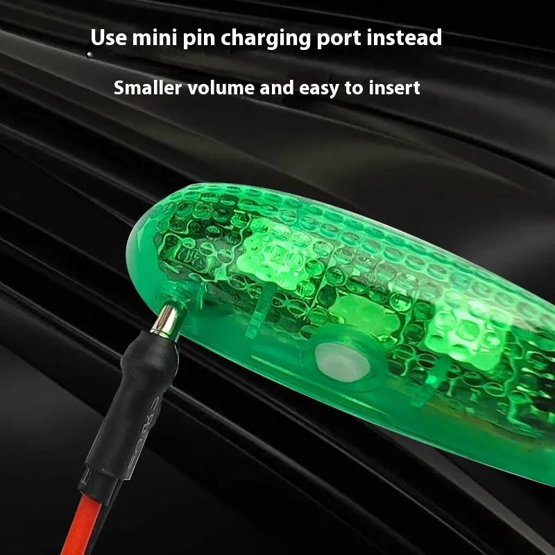 V3 wireless charging waterproof navigation lights for scale models in green, red, and white colour options