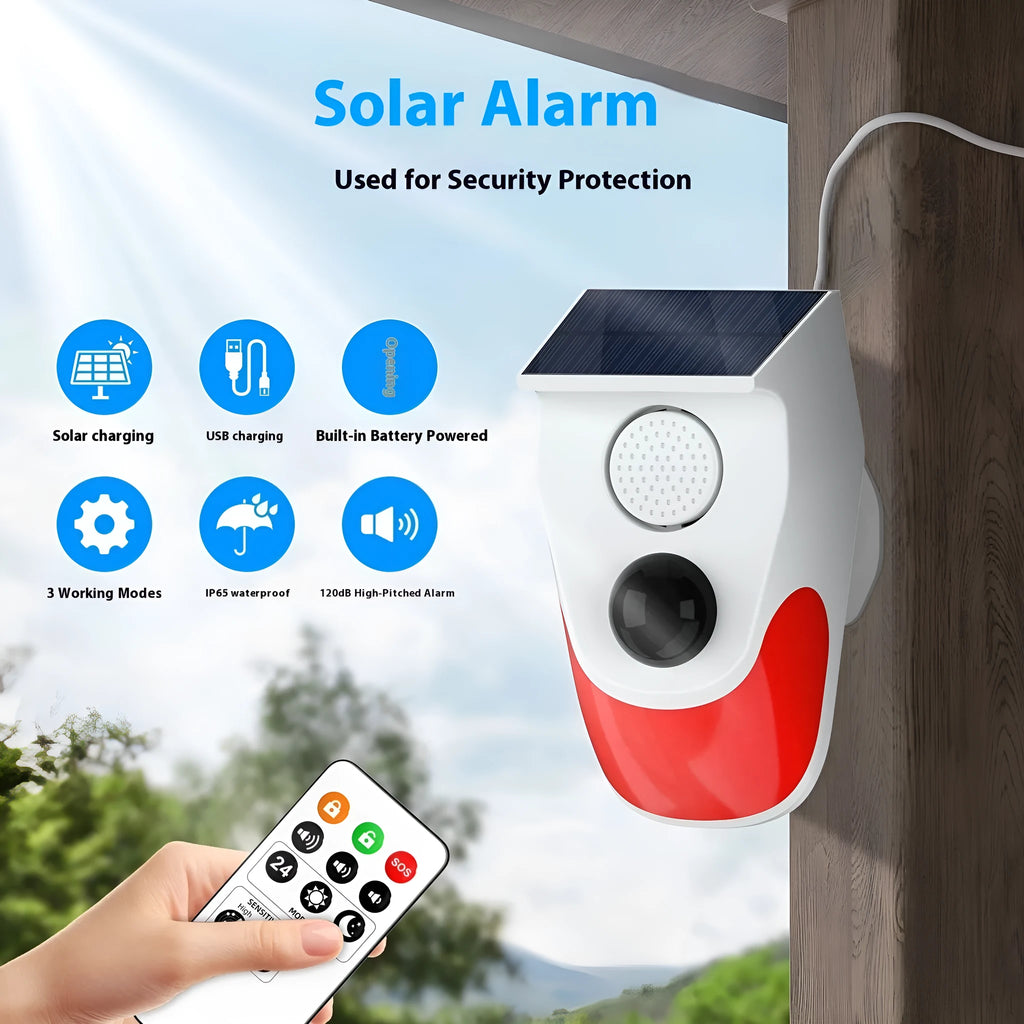 Solar infrared animal drive warning indicator with three model options CT90R CT90Y CT90L and remote control