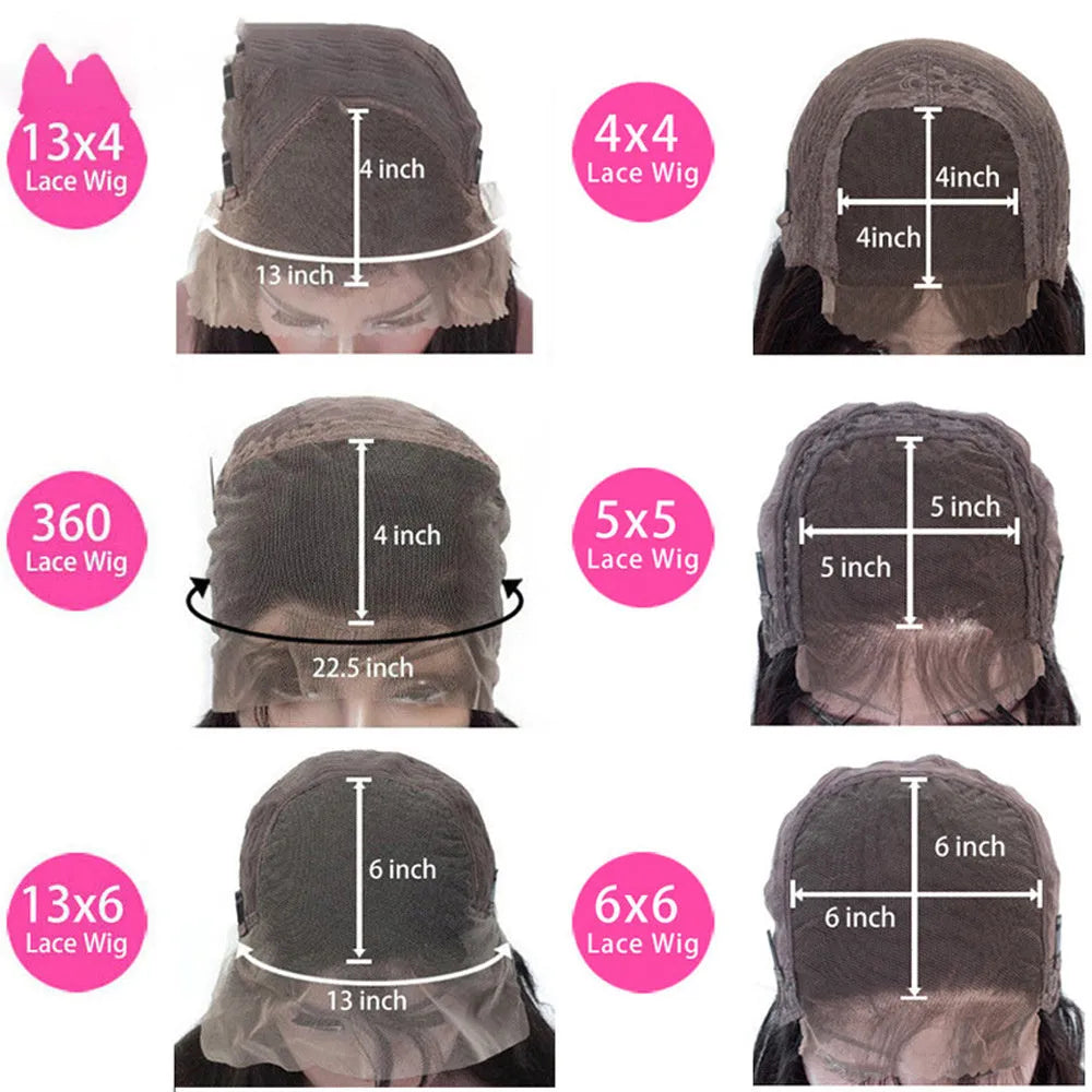Straight human hair wig 13x4 lace front hand woven star style for ladies