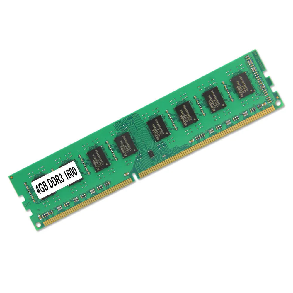 Desktop DDR3 4GB 1600MHz memory module for AMD systems with PC3-12800 specifications