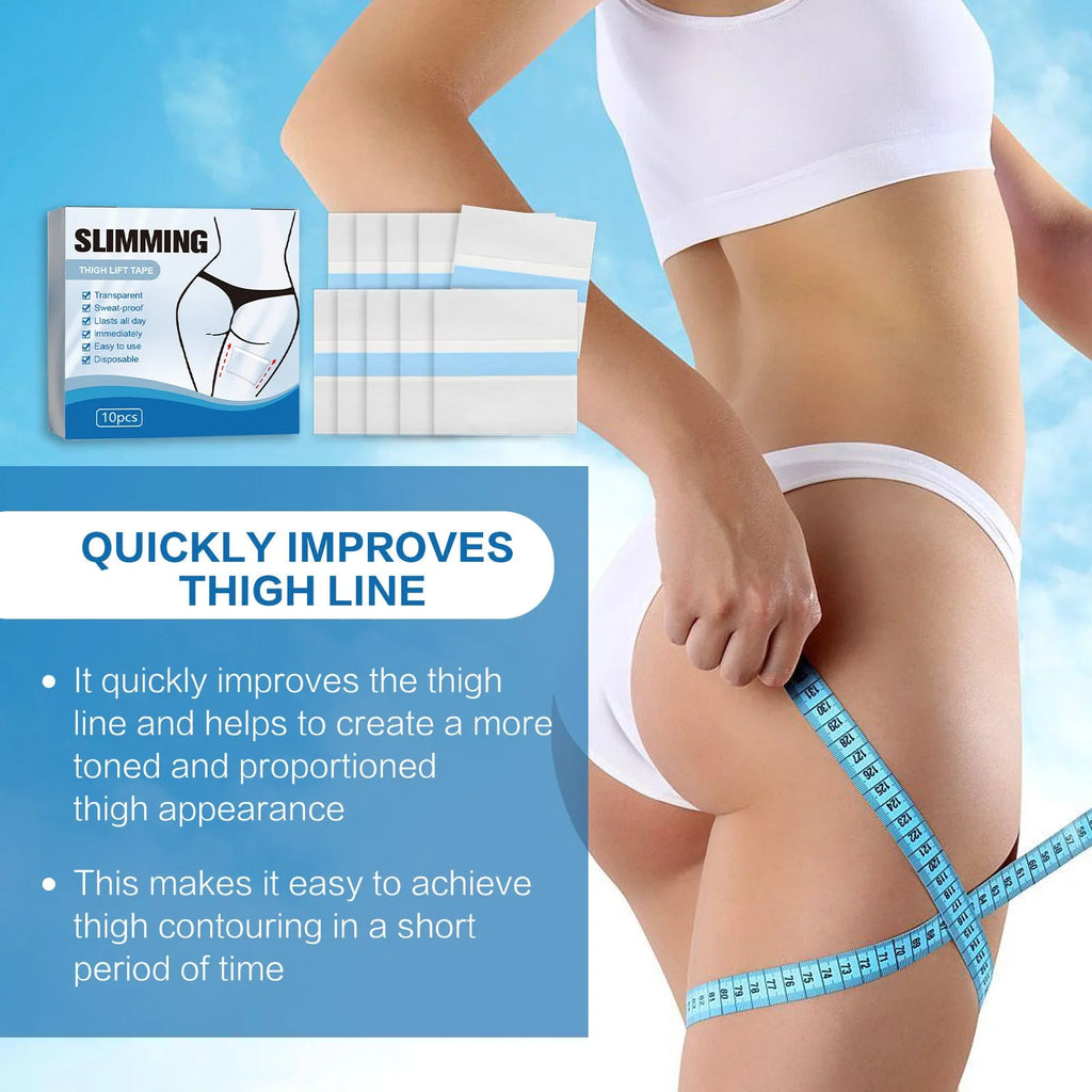 Box of 10 square body shaping patches for slimming and contouring.