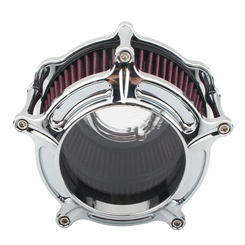 MP09-JJL aluminium air filter retrofitting accessory in multiple colour options including black, white, red, and blue variations