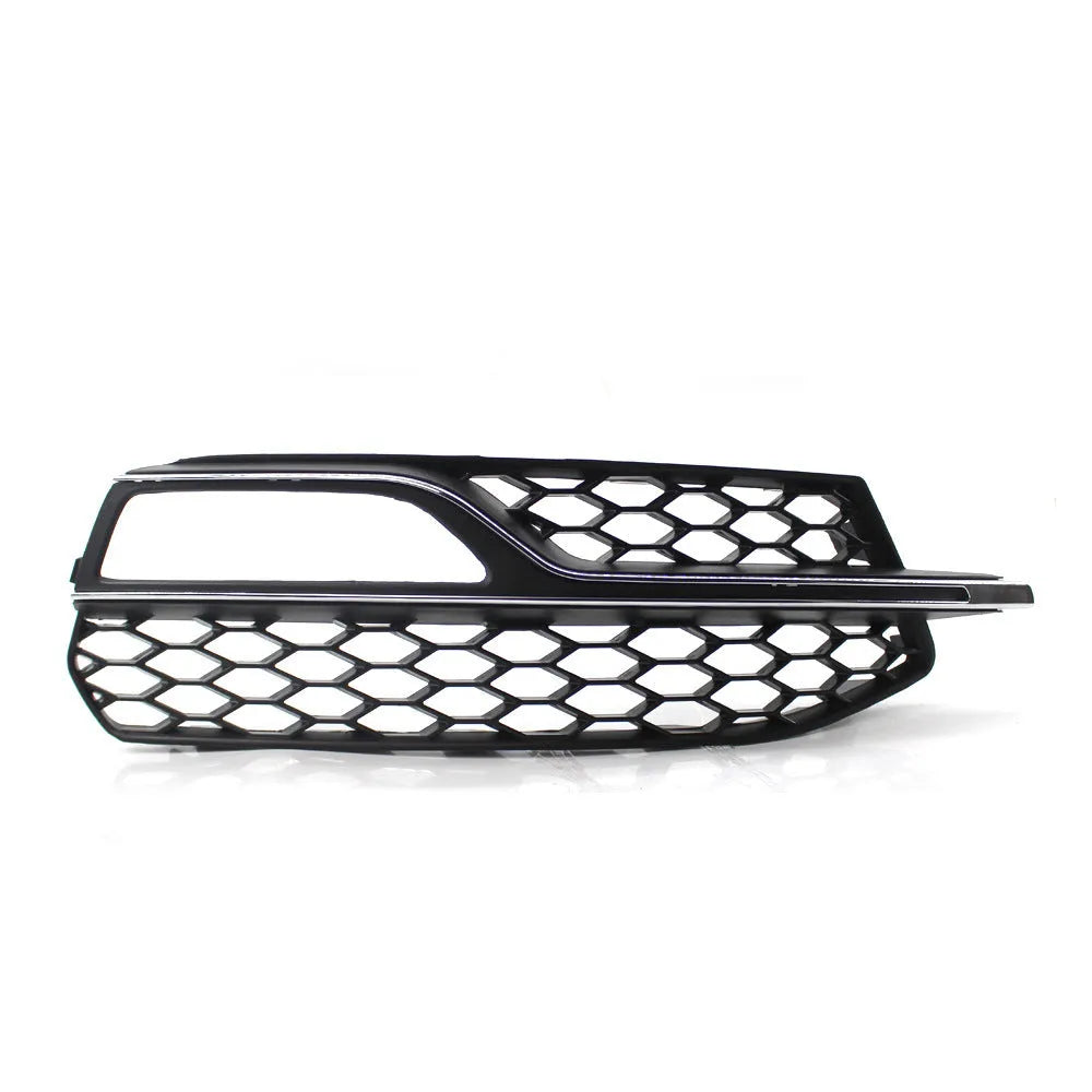 Electroplated ABS fog lamp grille for Audi A3 Sport S3 2013-2016 black left opaque option