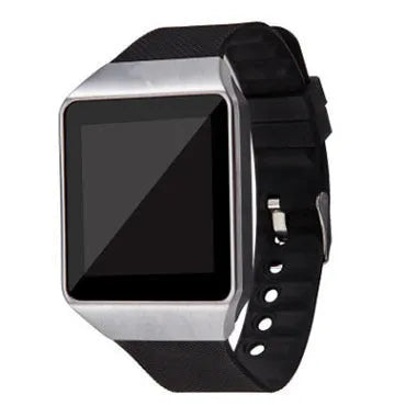 Smart watch with Bluetooth calling on wrist, showing 1.44-inch touch screen and adjustable strap