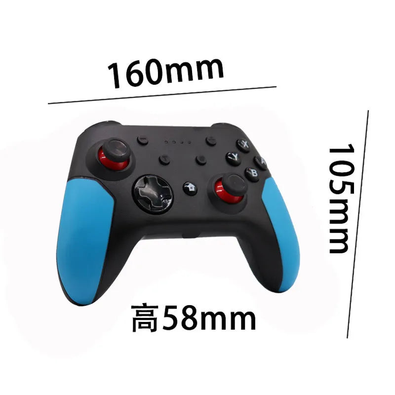 Switch Bluetooth gamepad wireless controller in left blue right red colour for Nintendo Switch PC Android gaming