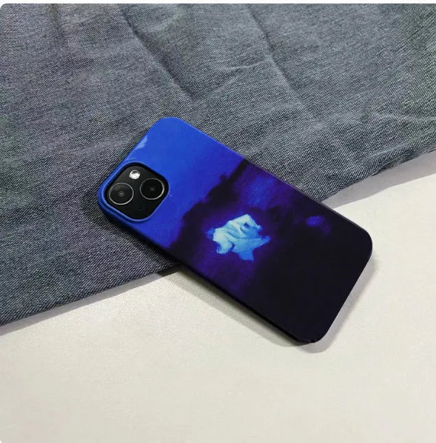 Glossy hard shell phone case with niche art design for Apple iPhone 11 Pro
