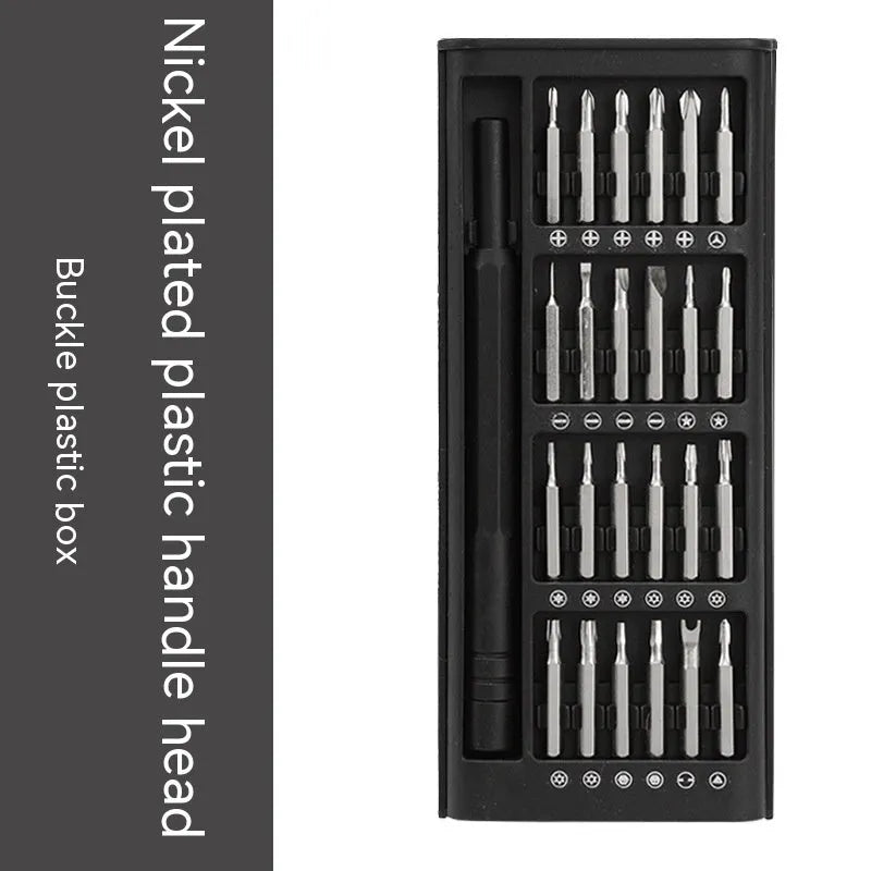24 in 1 precision magnetic screwdriver set with chrome vanadium steel bars and 4mm bits