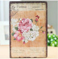 Retro hardcover notebook diary with cloth cover, antique flower pattern, 25K and 50K sizes, 96 sheets