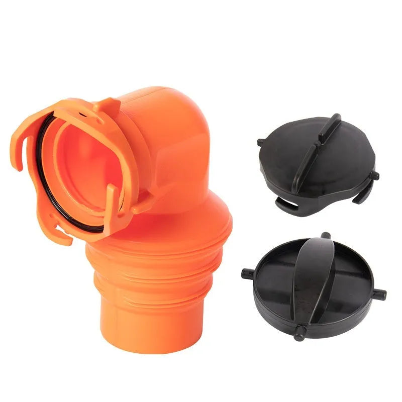 90 degree rotary elbow joint sewage hose for caravan motorhome wastewater drainage