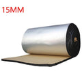 Silver aluminium foil automotive insulation mat 50cm x 200cm rectangle with polyester fibre core