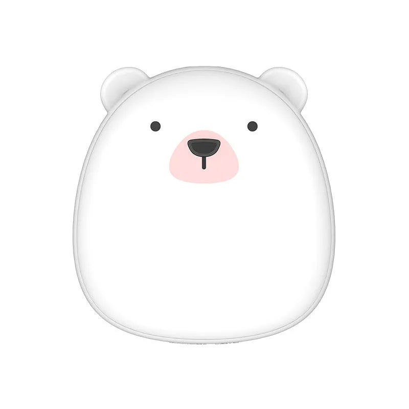 Cartoon penguin polar bear USB rechargeable hand warmer with power bank function