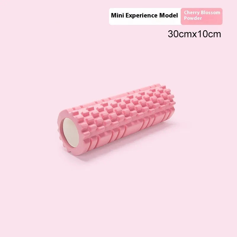 EVA foam roller fitness equipment in multiple colours and sizes for running recovery and yoga