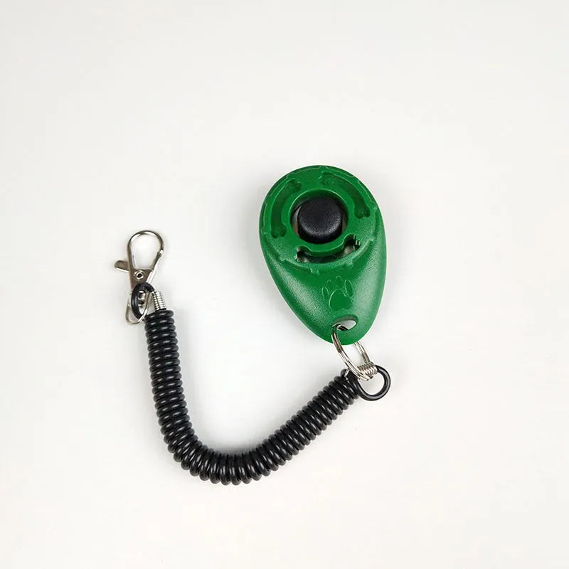 Dog training clicker in multiple colours with wrist strap for positive reinforcement training