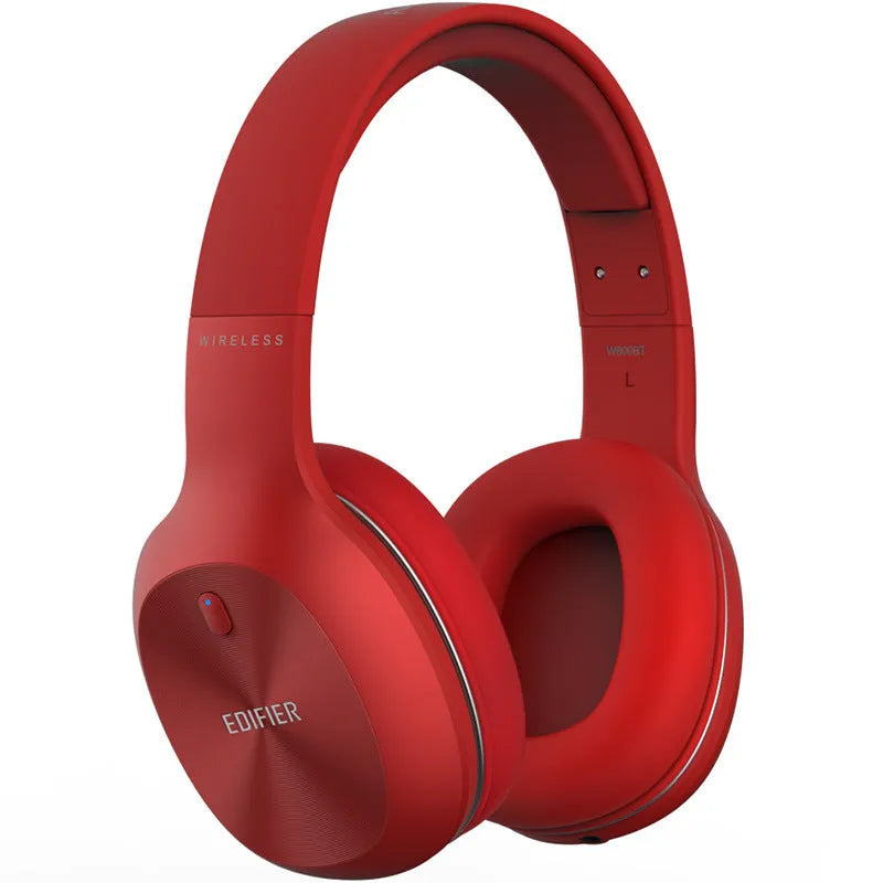 Bluetooth sports headset in black, red, or white colour with over-ear design for active use