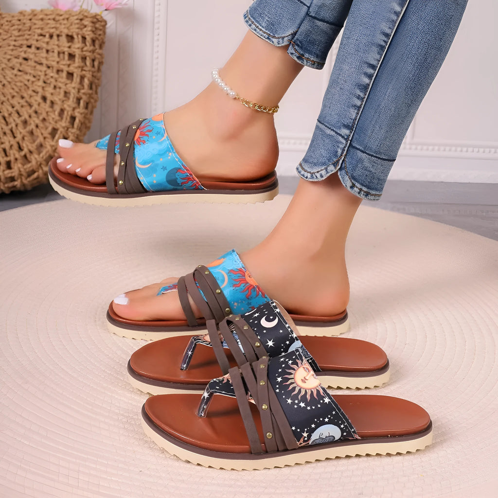 Women's plus size casual slippers in candy colours with artificial PU upper and rubber sole