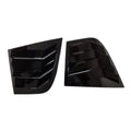Rear triangle shutter carbon fibre decoration for Kia Stinger in bright black finish