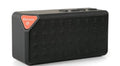Cannon X3 cube Bluetooth speaker in five colour options showing compact block design with control buttons