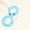 Cat toys collection showing self-hi turntable track ball and teasing cat stick for feline entertainment