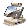 GameSir-X1 Eat Chicken Throne mobile game controller in gold or silvery colour