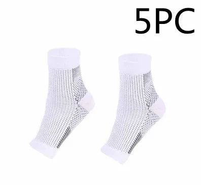 Compression foot sleeve for men women anti fatigue ankle support breathable nylon moisture wicking