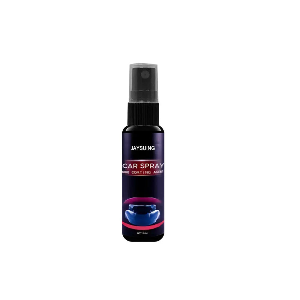 Nano car repairing spray bottle in 30ml, 50ml, 100ml, or 120ml size for light scratch and swirl removal on car paint.