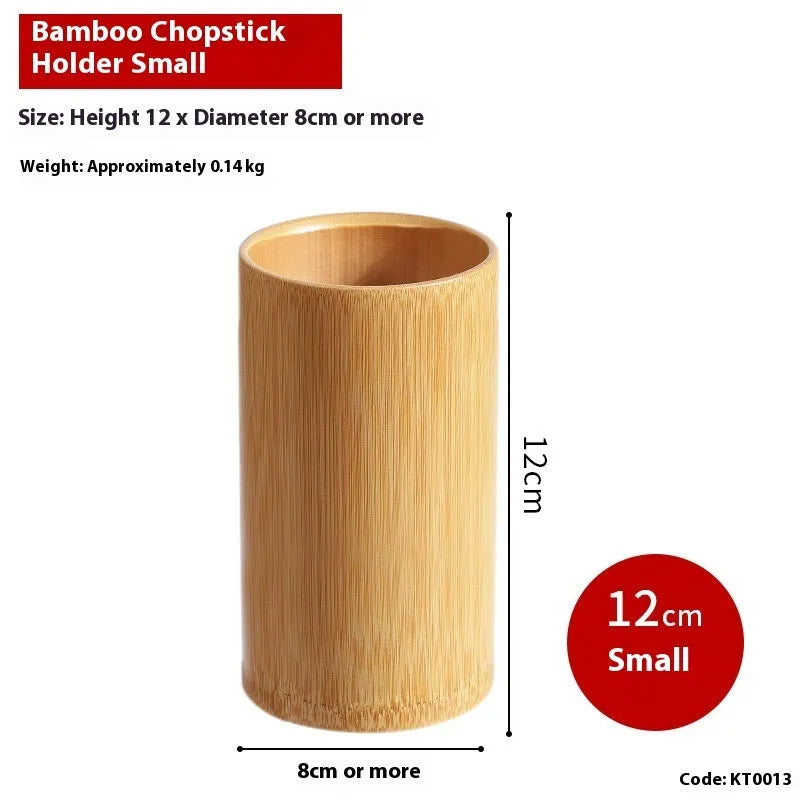 Bamboo chopsticks holder with creative styling for kitchen utensil organisation