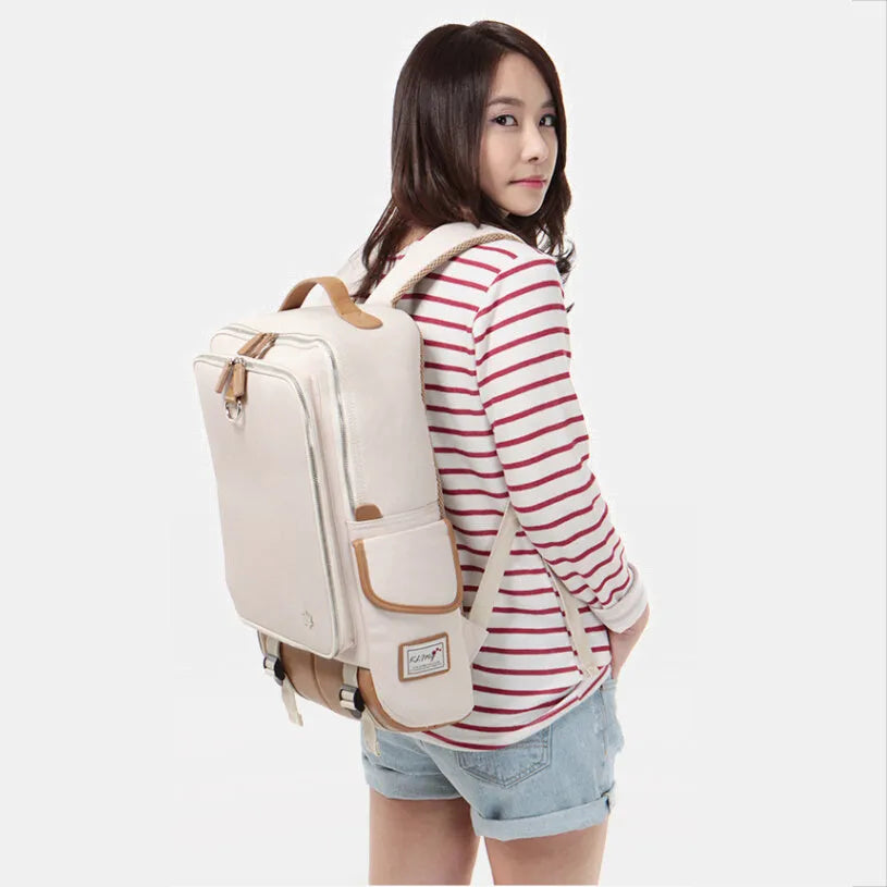 Men's modern large backpack in Oxford cloth, showing colour options including Army Green, Black, and Gray.