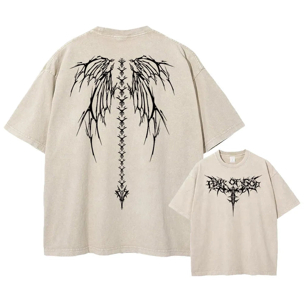 Men's oversized loose fit cotton t-shirt with drop shoulder sleeves in multiple colours