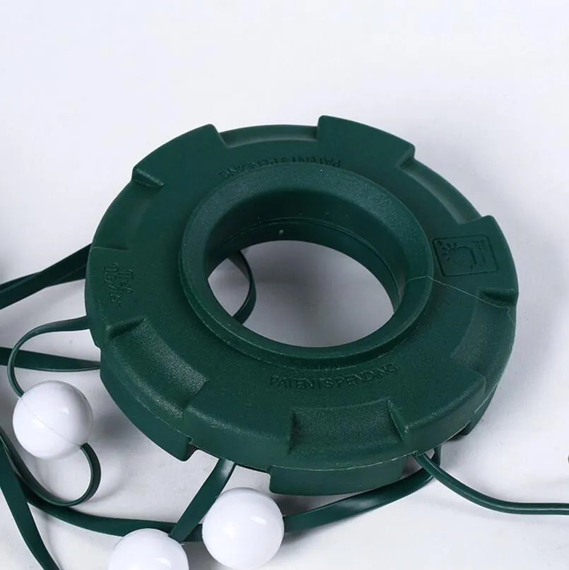 64 LED Christmas tree lights on 1.8 metre string with button control for dimming and colour change