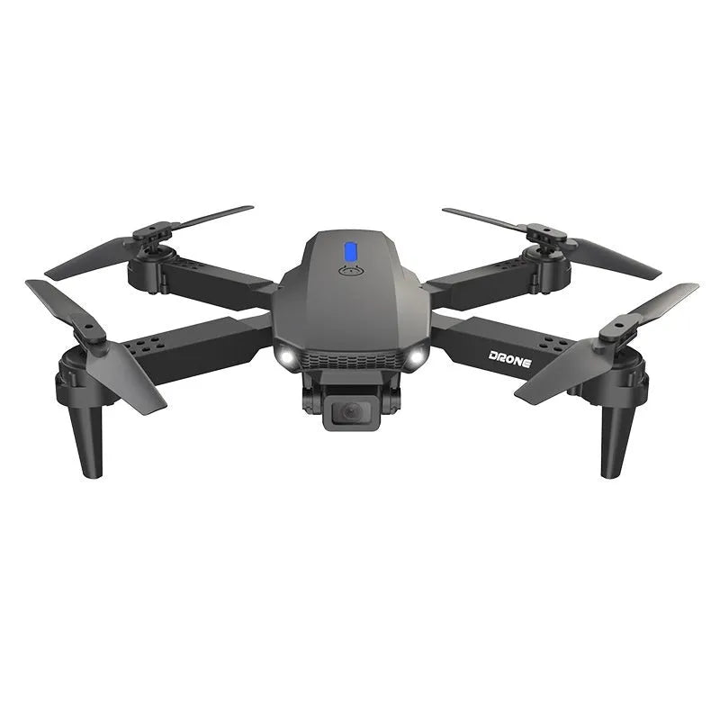 Four-axis remote control drone with optical flow positioning, 1800mAh battery, black or gray, for teenagers