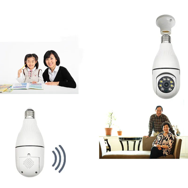 Rui Chuan Technology wireless indoor security camera with wide-angle lens for home surveillance