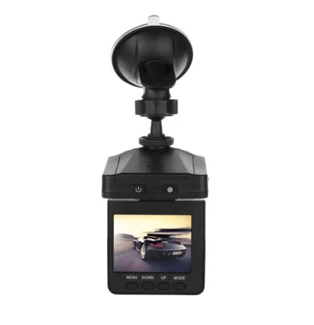 H198 HD car dashboard camera with six infrared lights and a 2.4-inch screen.
