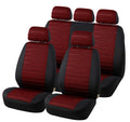 Four Seasons jacquard car seat cover in grey two colour, universal fit, lightweight 0.6 kg