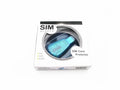 Blue USB SIM card reader for mobile phone data backup and transfer