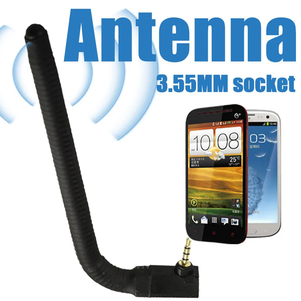 Mobile phone signal enhancement antenna for car window mounting with 6dBi gain