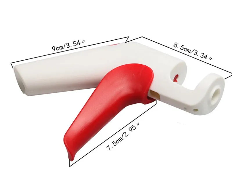Stainless steel manual cherry kernel remover tool with non-slip handle