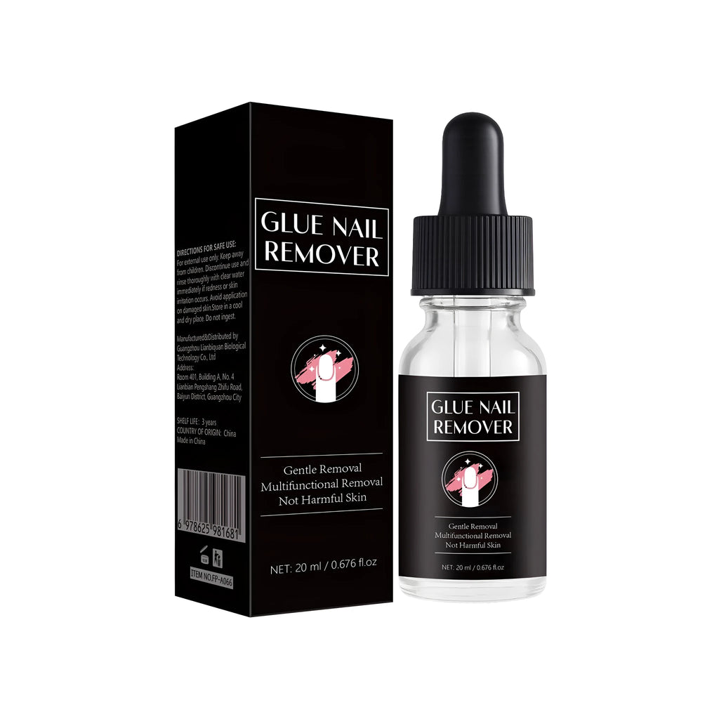 20ml FP-A066 nail glue remover bottle for adhesive removal from skin and nails