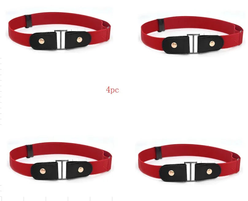 Imitation leather belt with square alloy buckle and car suture stitching on neutral background