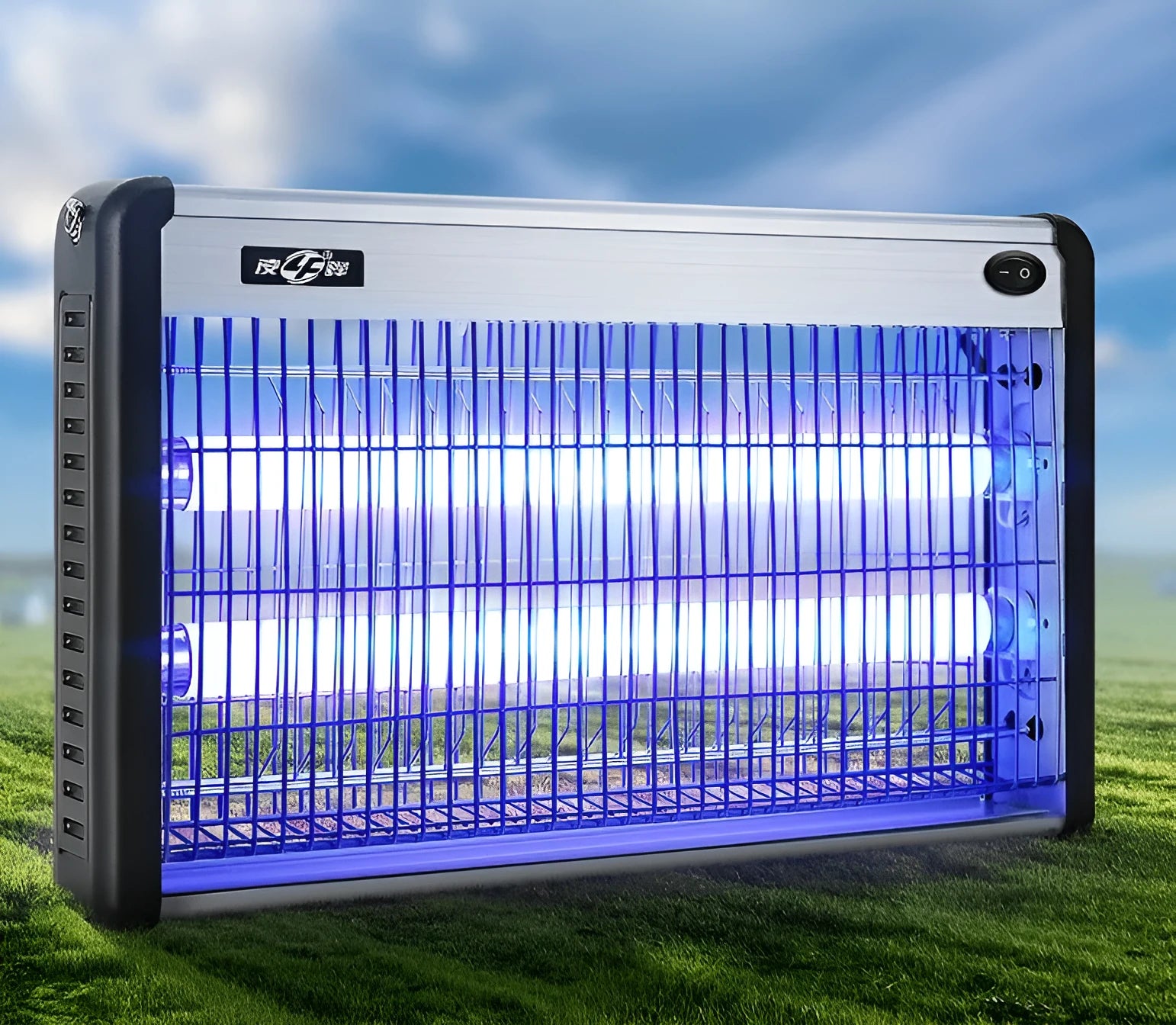 Electric mosquito killing lamp unit with multiple wattage options for indoor insect control