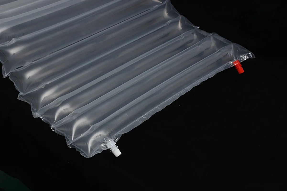 Transparent outdoor camping airbed measuring 200cm long with 300kg load capacity