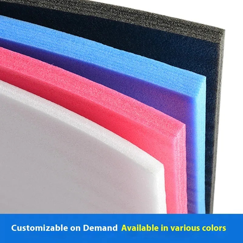 White high-density EPE pearl cotton foam board measuring 200 cm by 100 cm.