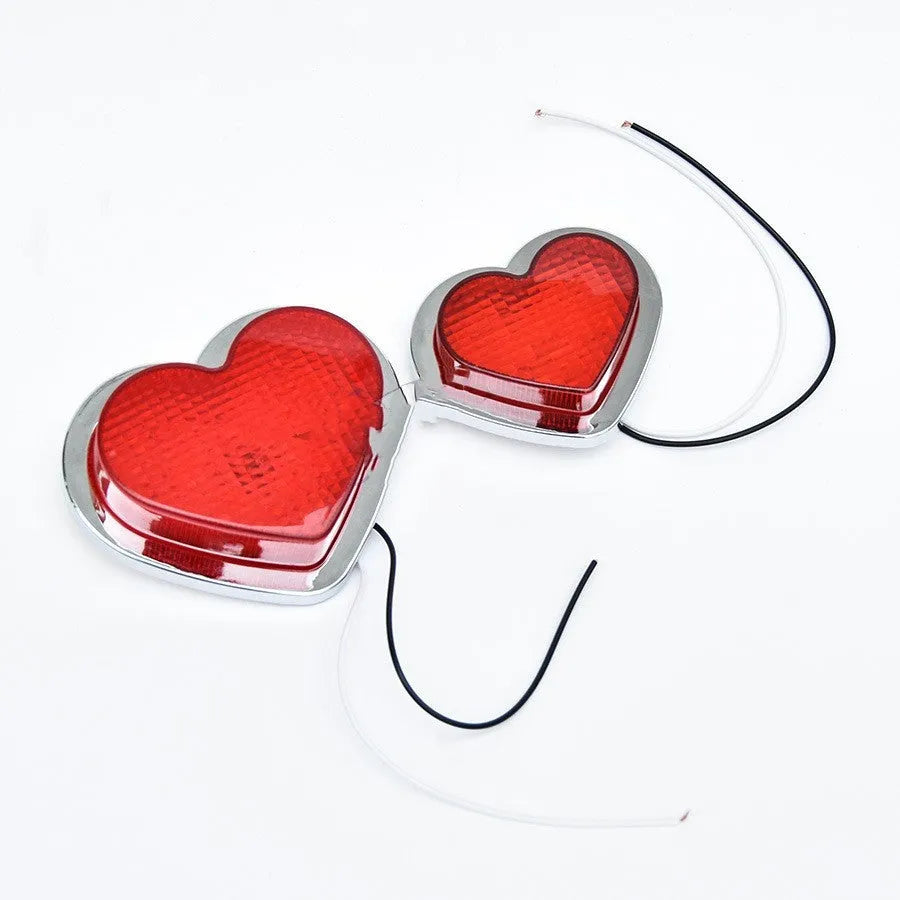 Heart-shaped automotive LED sidelight in multiple colours for vehicle customisation