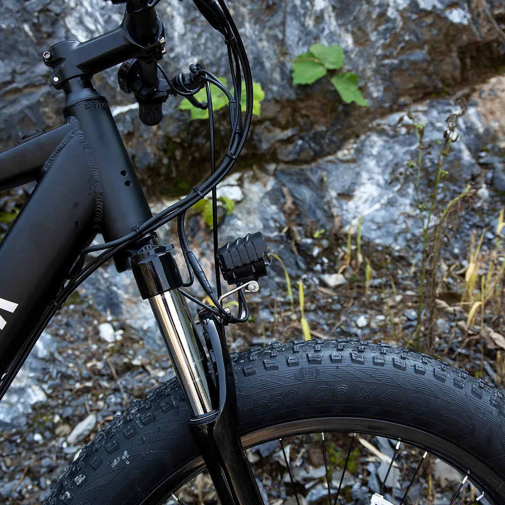 SIVROCK V1 professional electric bike with 26x4.0 fat tyres, 1000W motor, aluminium frame, LCD display and disc brakes