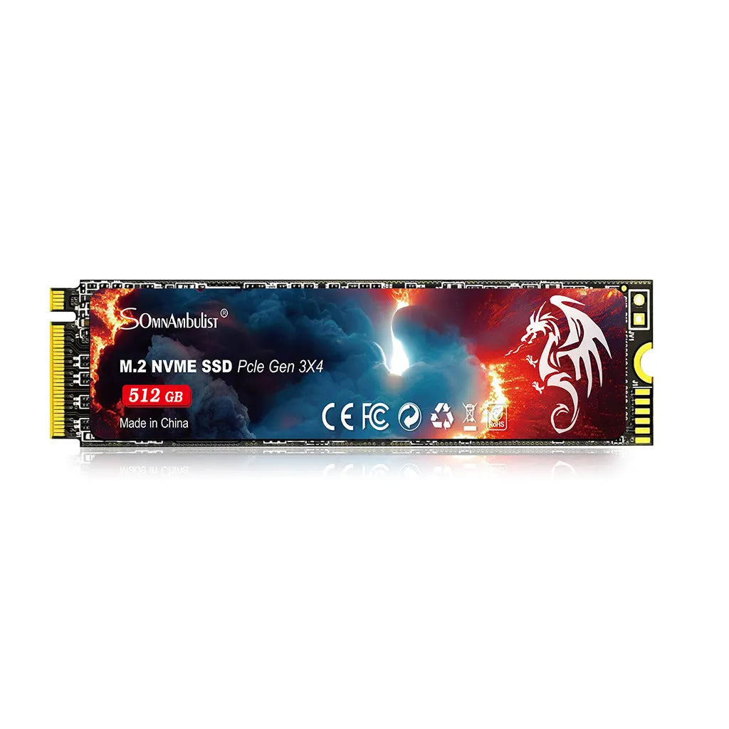 M.2 solid-state drive for desktop computers with PCIe 3.0 interface measuring 80mm long