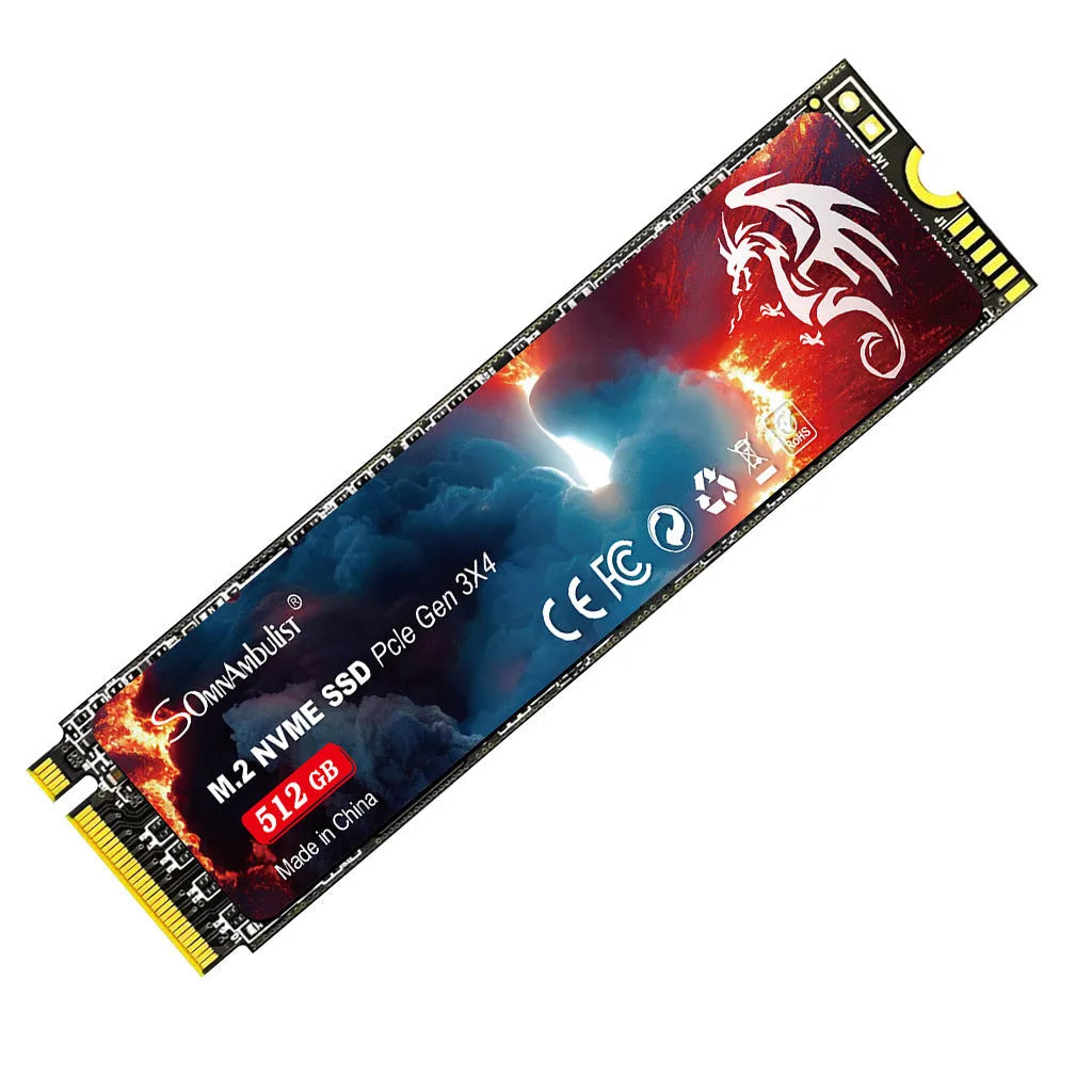 M.2 solid-state drive for desktop computers with PCIe 3.0 interface measuring 80mm long