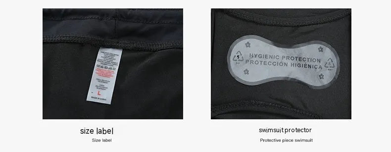 Women's leopard print one-piece swimsuit with an asymmetric collar and high-waisted brief cut.