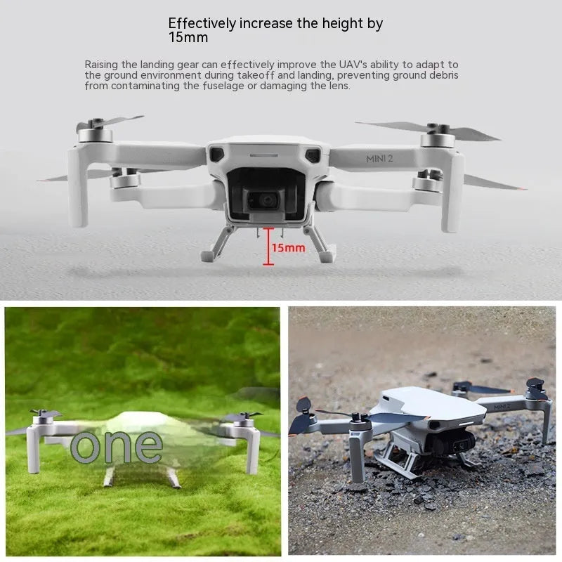 UAV landing gear folding monopod accessory plastic height increasing tripod 8.7cm x 4.8cm x 3.5cm unfolder