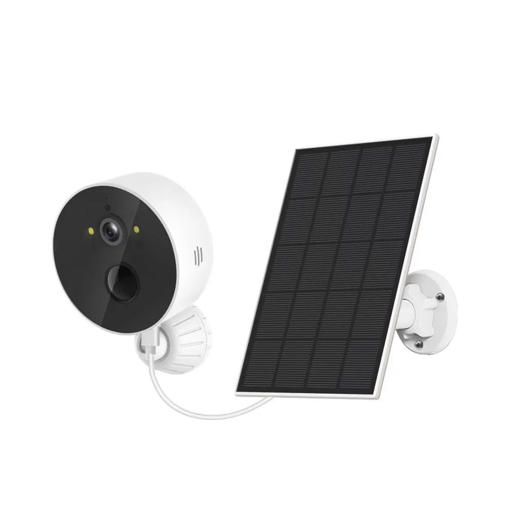 Outdoor solar panel and 1080P HD security camera for garden security