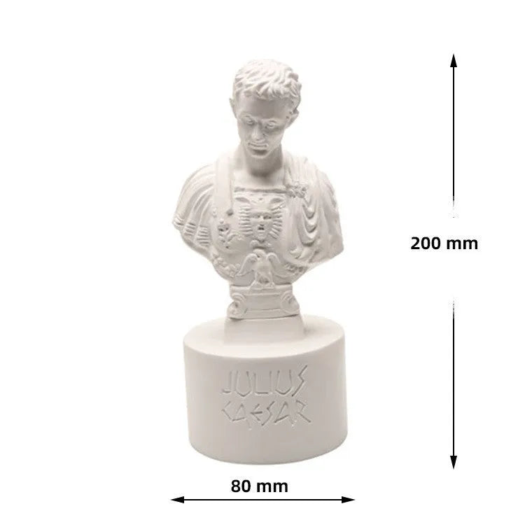 White synthetic resin pen holder with American cartoon character modelling on a desk.